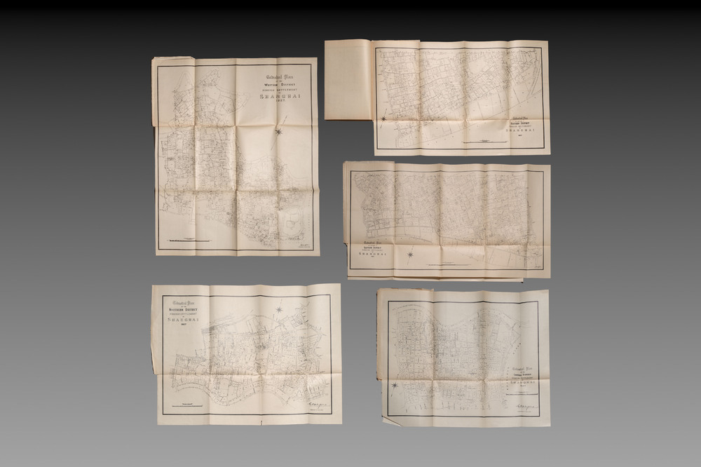 A collection of Land Assessment Schedules, issued by the Shanghai Municipal Council, dated 1927