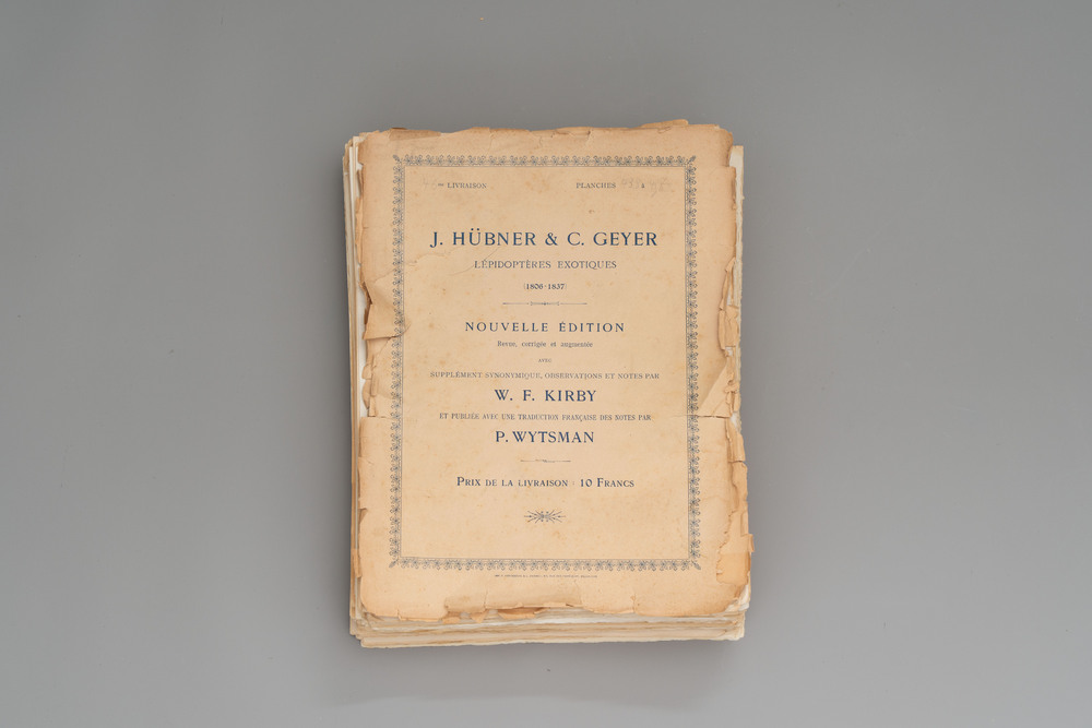 J. H&uuml;bner &amp; C. Geyer: 'L&eacute;pidopt&egrave;res Exotiques (1806-1837) - Nouvelle &Eacute;dition', early 20th C.