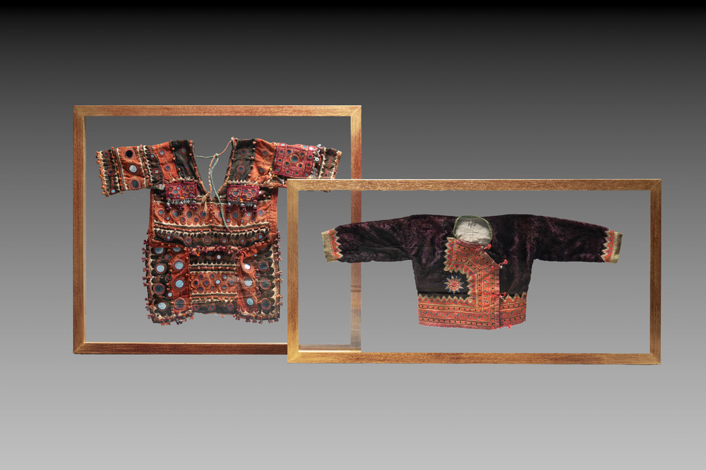 Two Banjara blouses, India, 20th C.