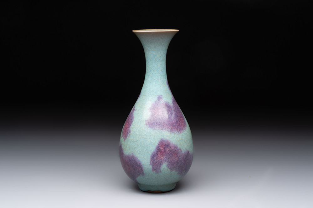 A Chinese jun-glazed vase, Republic