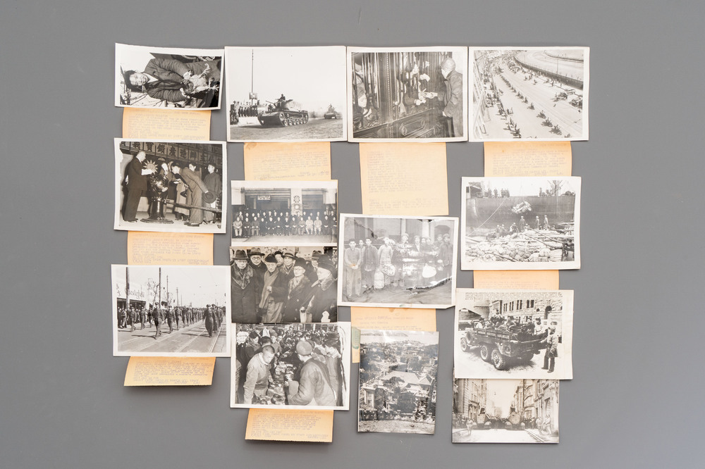 14 photographs of Shanghai and its people by an American correspondent, dated 1949