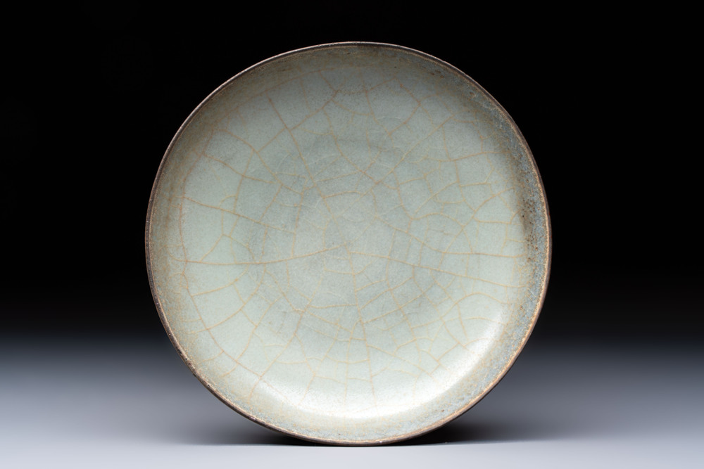 A Chinese guan-type dish, Yuan/Ming