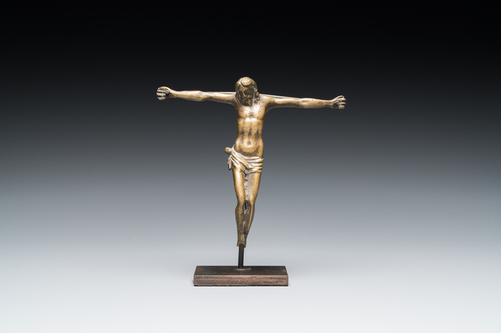 A bronze Corpus Christi, probably Flanders, 1st half 16th C.