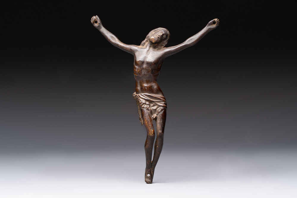 A bronze Corpus Christi, France or Spain, 16/17th C.