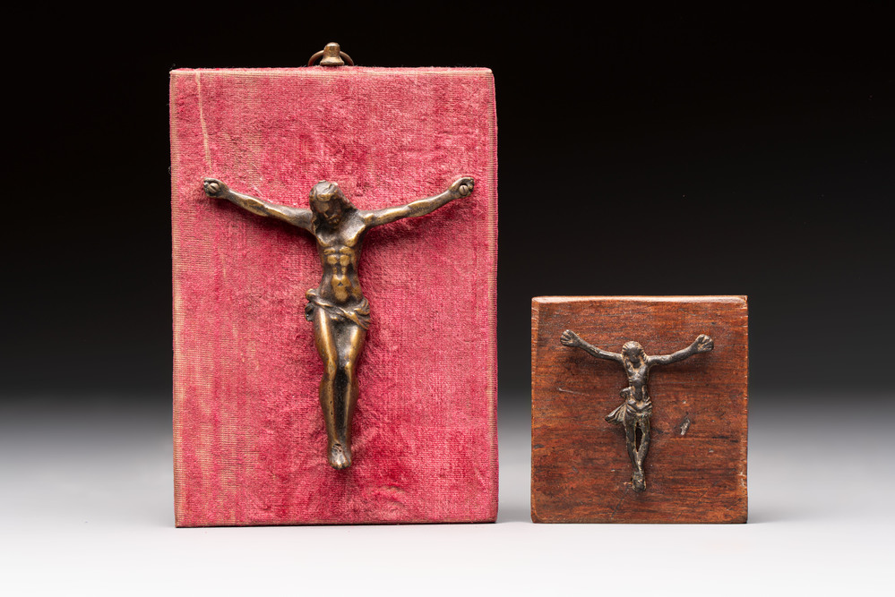 Two bronze Corpora Christi, Spain, 16/18th C.