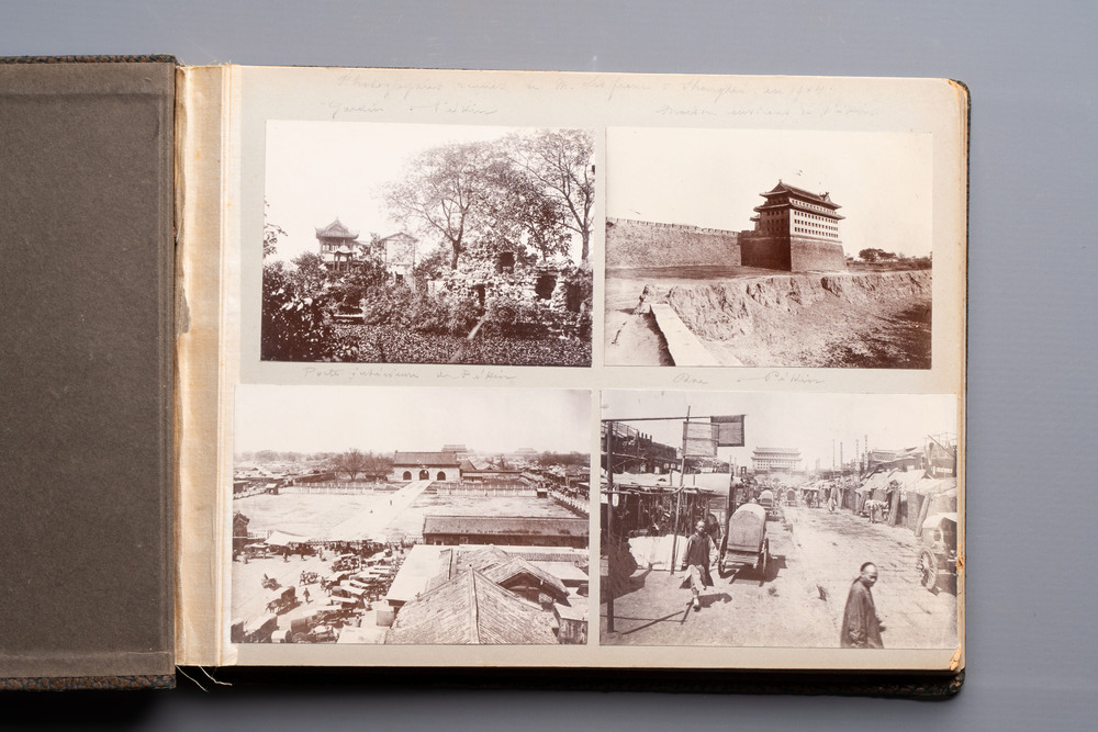 A travel photo album documenting China and its people, early 20th C.