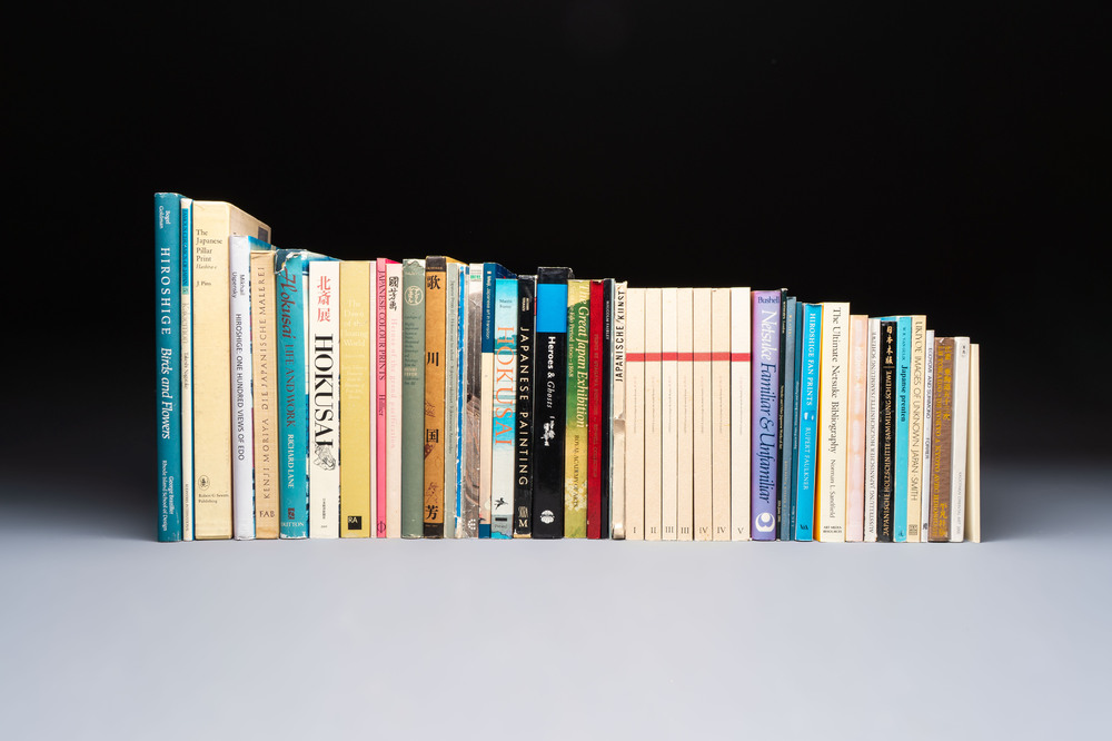 A collection of 48 books and catalogues on Japanese and Asian Arts, 1977-2011