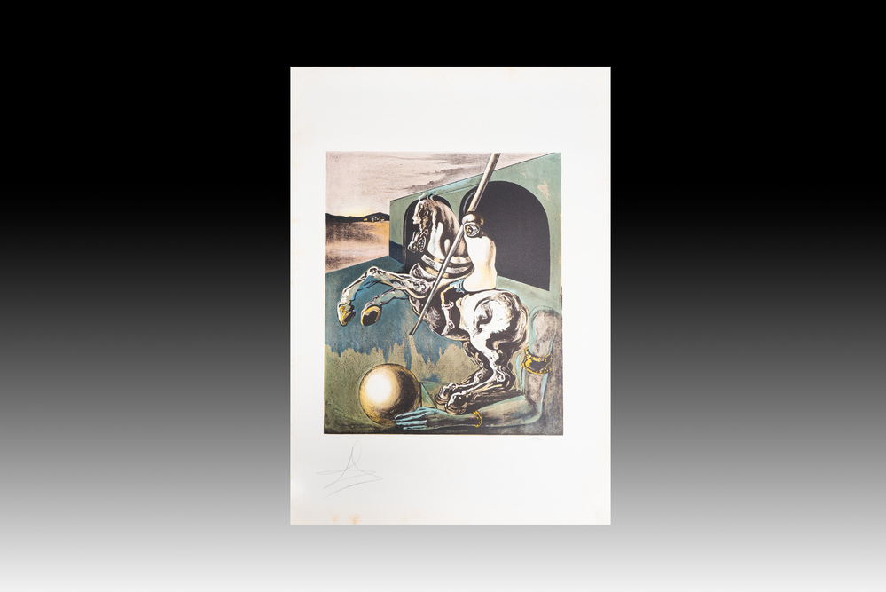 Salvador Dal&iacute; (1904-1989): 'Parade &Eacute;questre', lithograph on Arches paper, signed in pencil, ed. 214/500