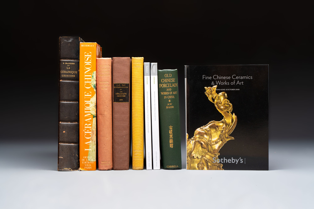 Six books and three auction catalogues on Chinese Arts, 1894-2008