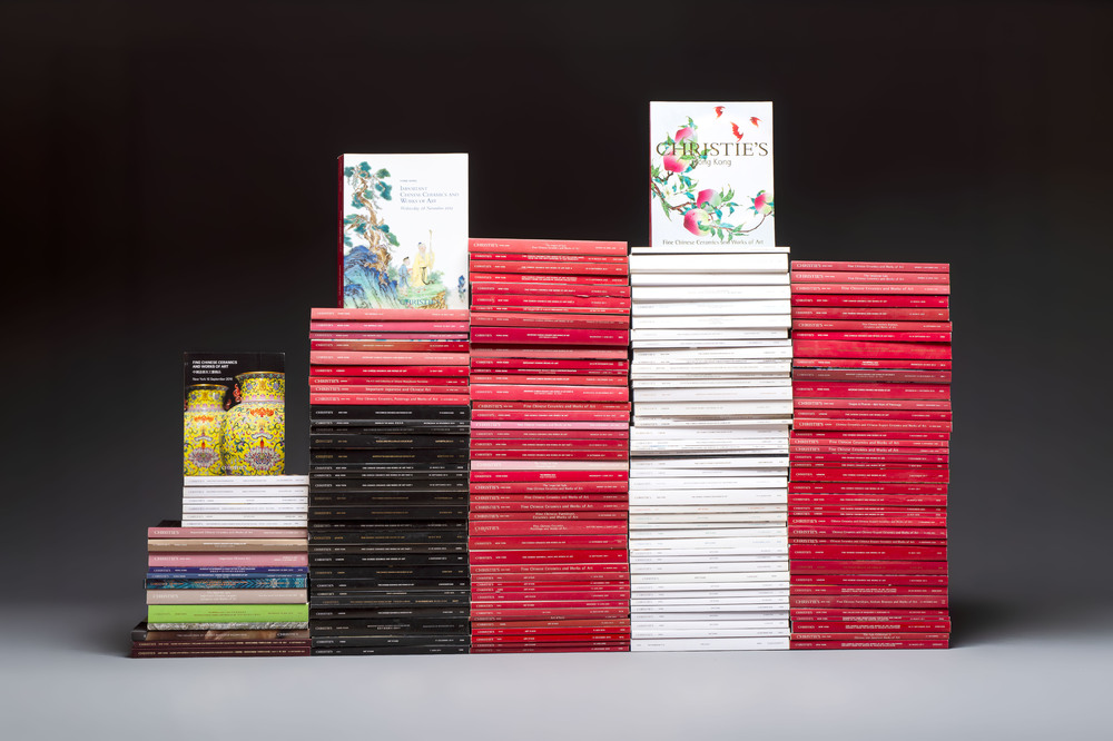 A large collection of 175 Christie's auction catalogues on Asian art, 2000-2023