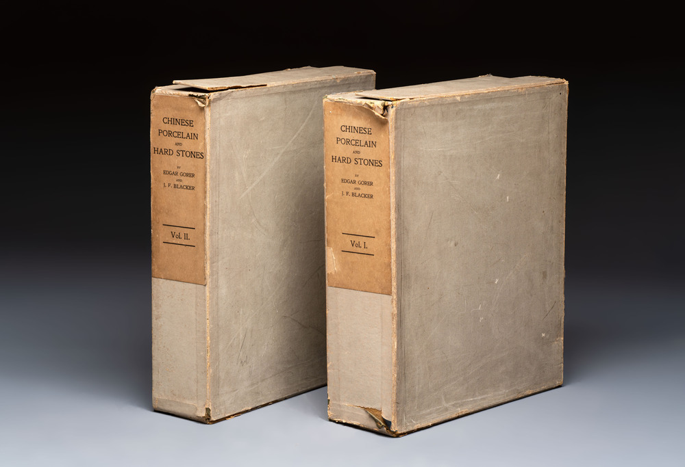 E. Gorer &amp; J.F. Blacker: 'Chinese Porcelain and Hardstones', Volume I and II with slipcases, 1911