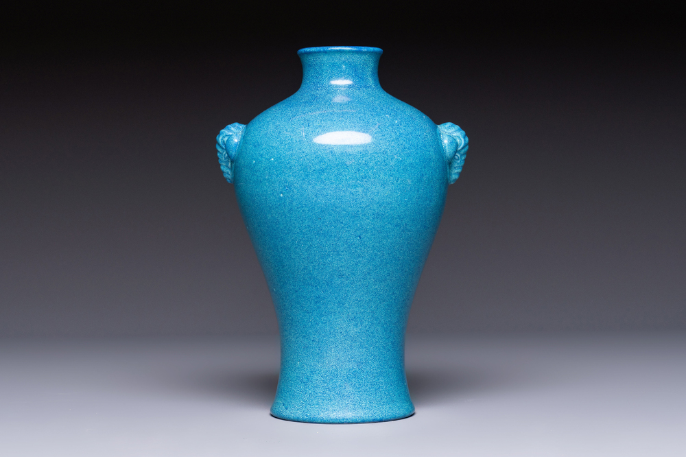 A Chinese robin's egg-glazed 'Meiping' vase, 19th C.