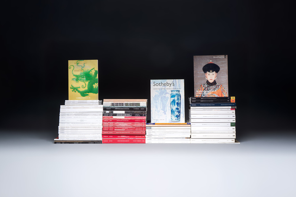 72 Christie's, Sotheby's and Bonhams auction catalogues on Asian art, 1996-2019