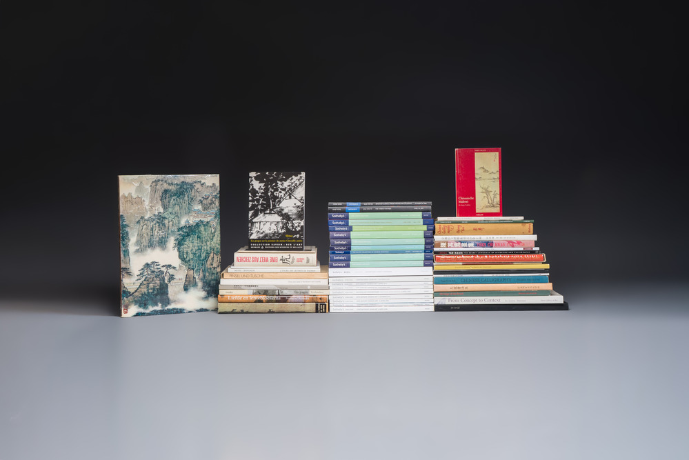 51 books and auction catalogues on Asian Art and Chinese painting and calligraphy, 1938-2016