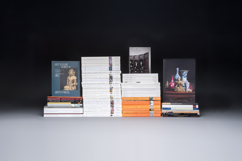 68 various auction catalogues on Asian art, mostly Nagel, 2003-2024