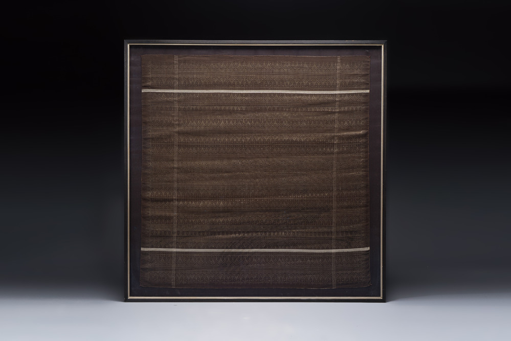 An Indonesian silk brocade songket, 19/20th C.