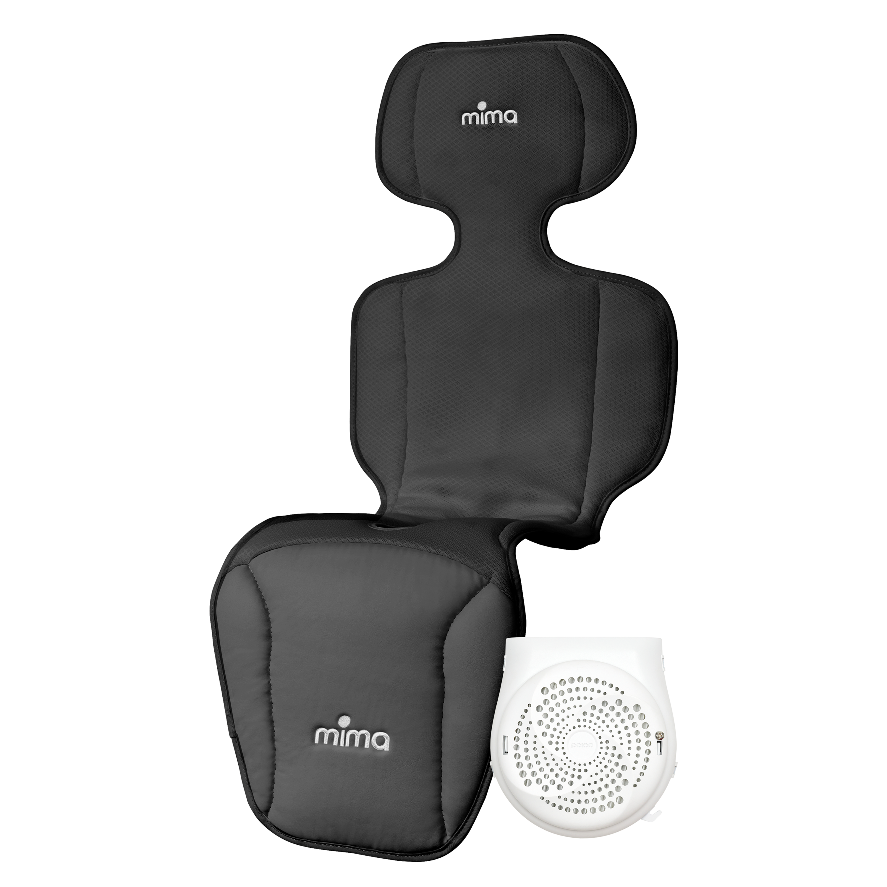 Podložka do kočíka s vetraním a Hepa filtrom Flo Black