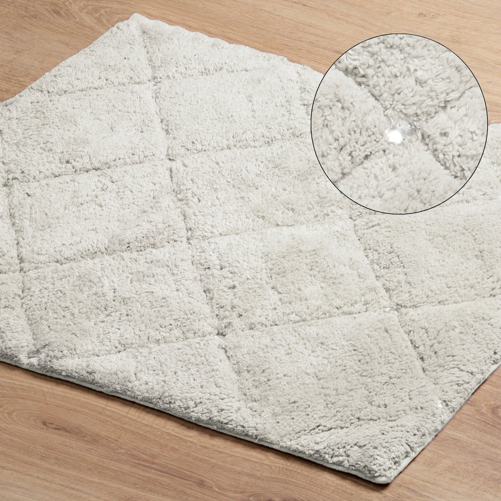 Krémový koberček do kúpelne CHIC (2) krémový