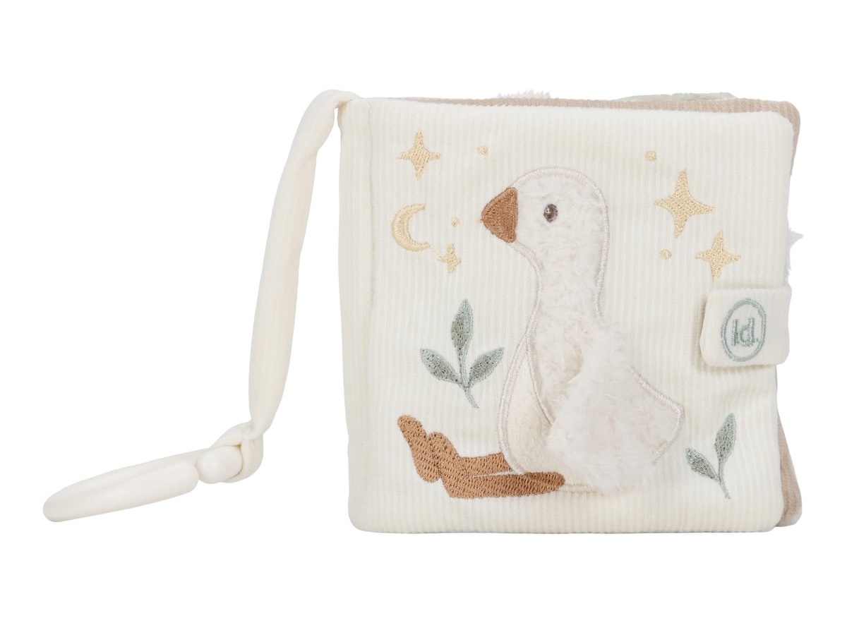 Závesná textilná knižka s aktivitami Newborn Naturals