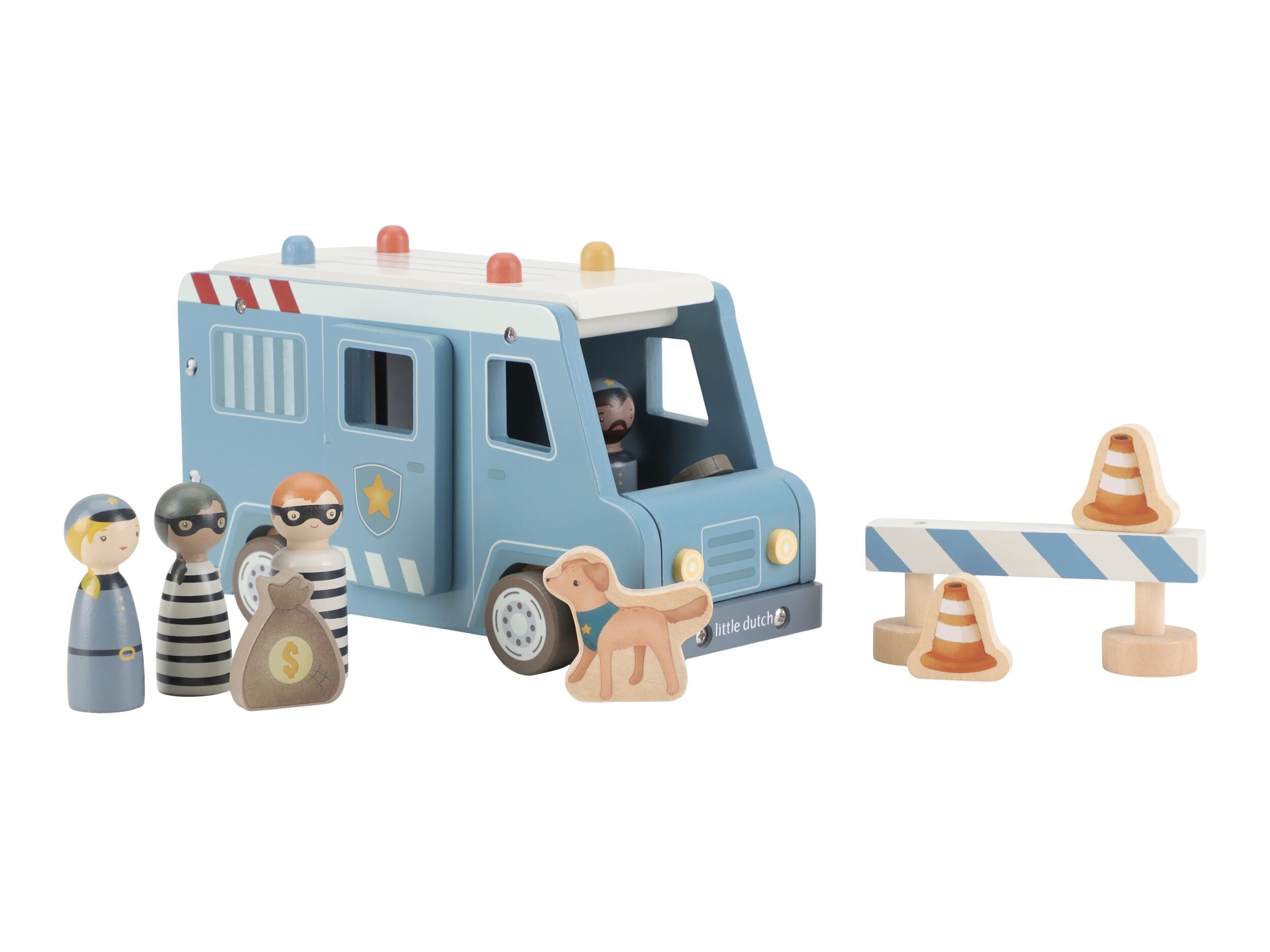 Policajná dodávka drevená