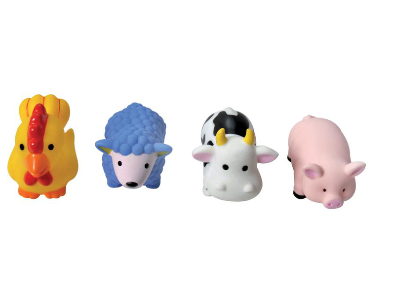 Hračky do vody zvieratká zo statku 4ks