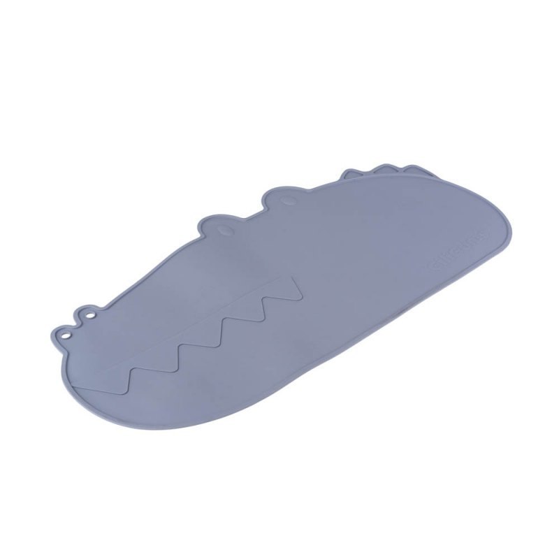 Silikónová podložka krokodíl, sivá