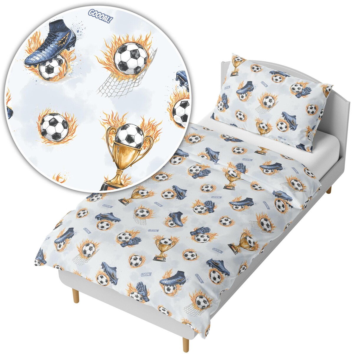 Ankras 2-dielne obliečky, Futbal