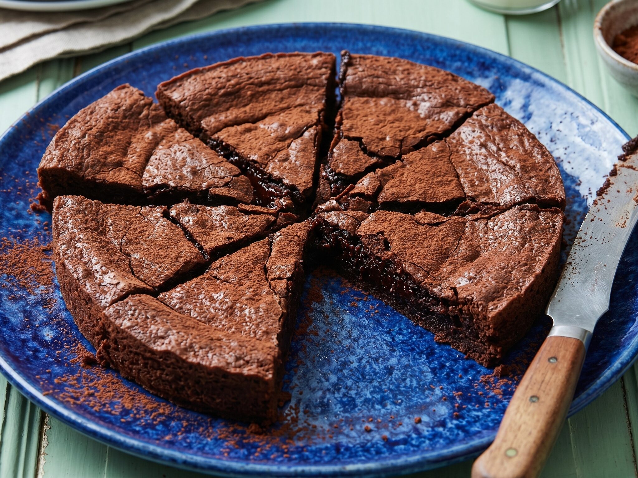Ägg- och mjölkfri kladdkaka
