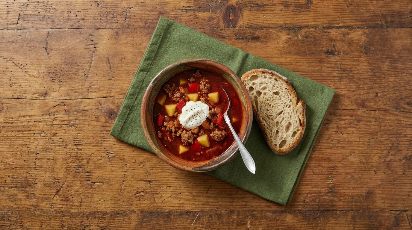 Superenkel Gulaschsoppa