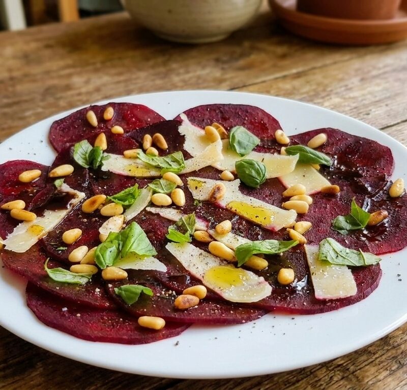Rödbetscarpaccio