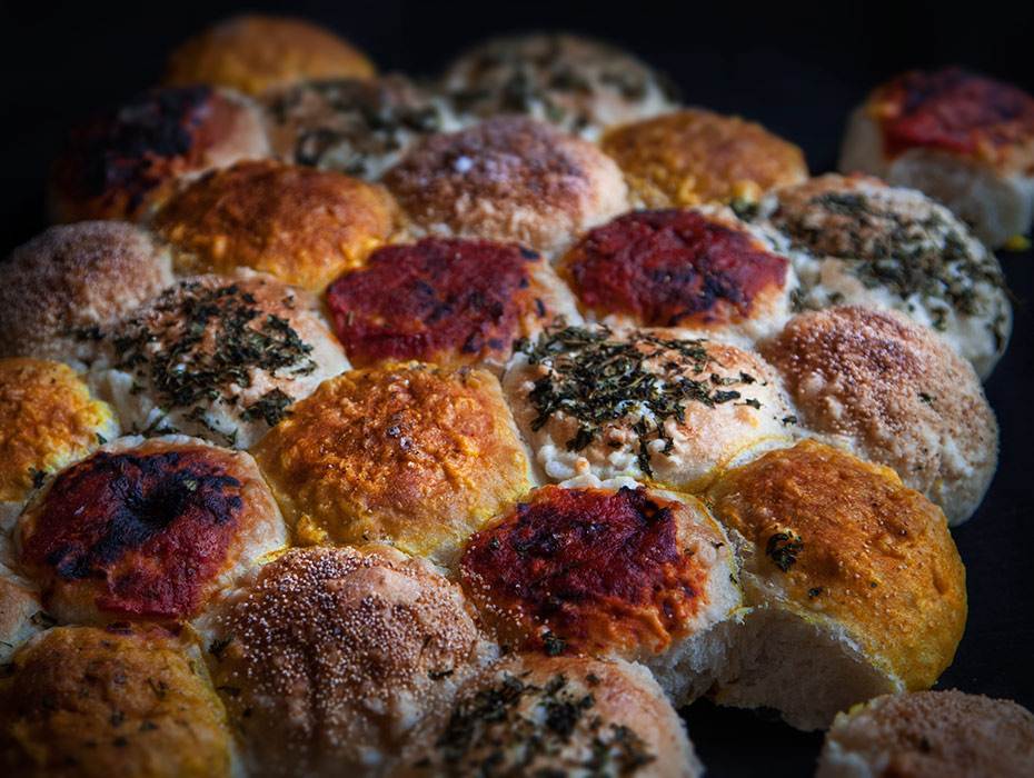 Brytbröd i olika färger