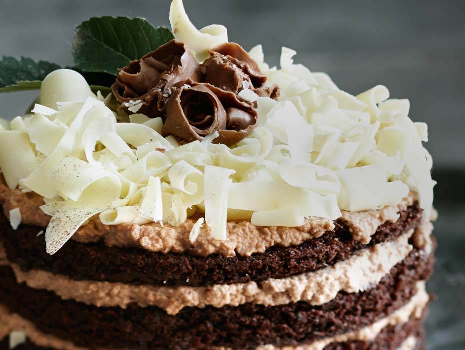 Choklad- och nougattårta