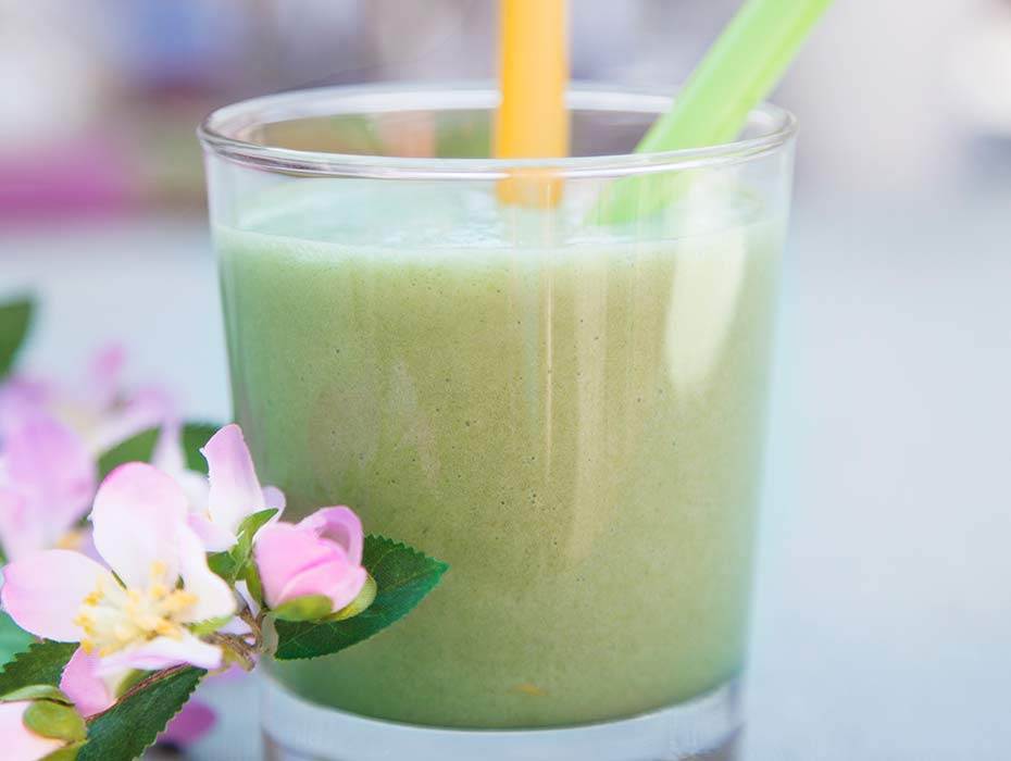 Grön proteinsmoothie