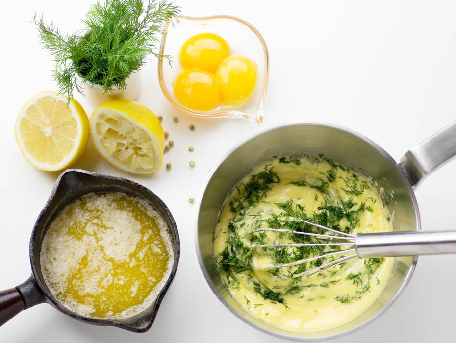 Hollandaisesås med smak av dill