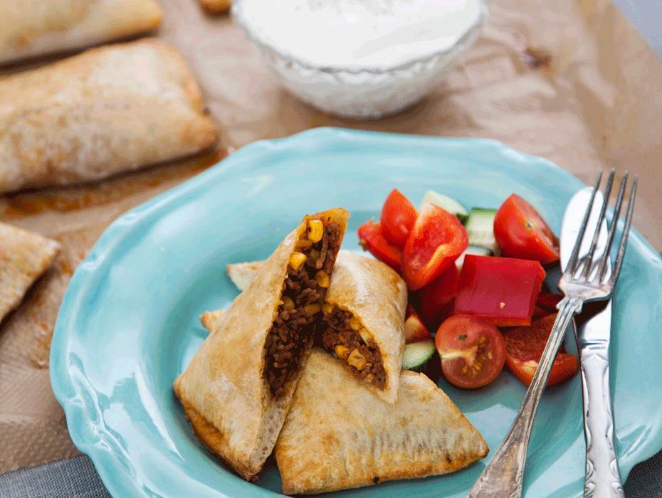 Köttfärsfyllda piroger