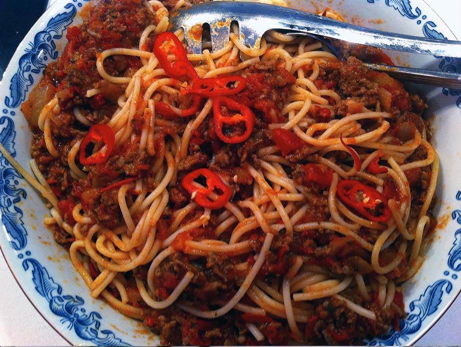 Köttfärssås på Katinkas vis