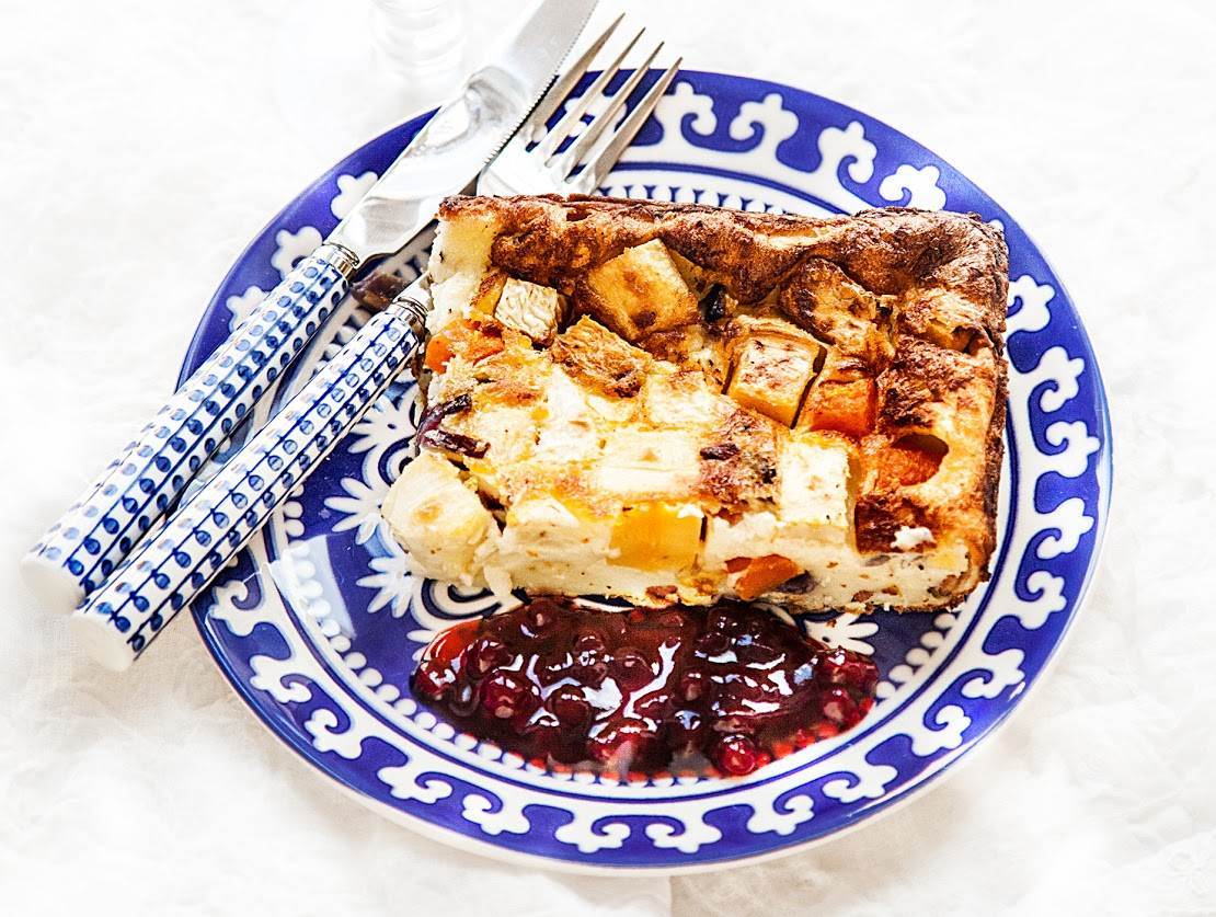 Lisa Lemkes fläskpannkaka med rotfrukter