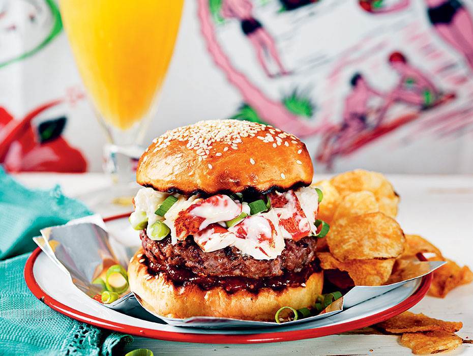 Miami surf-n-turfburgare