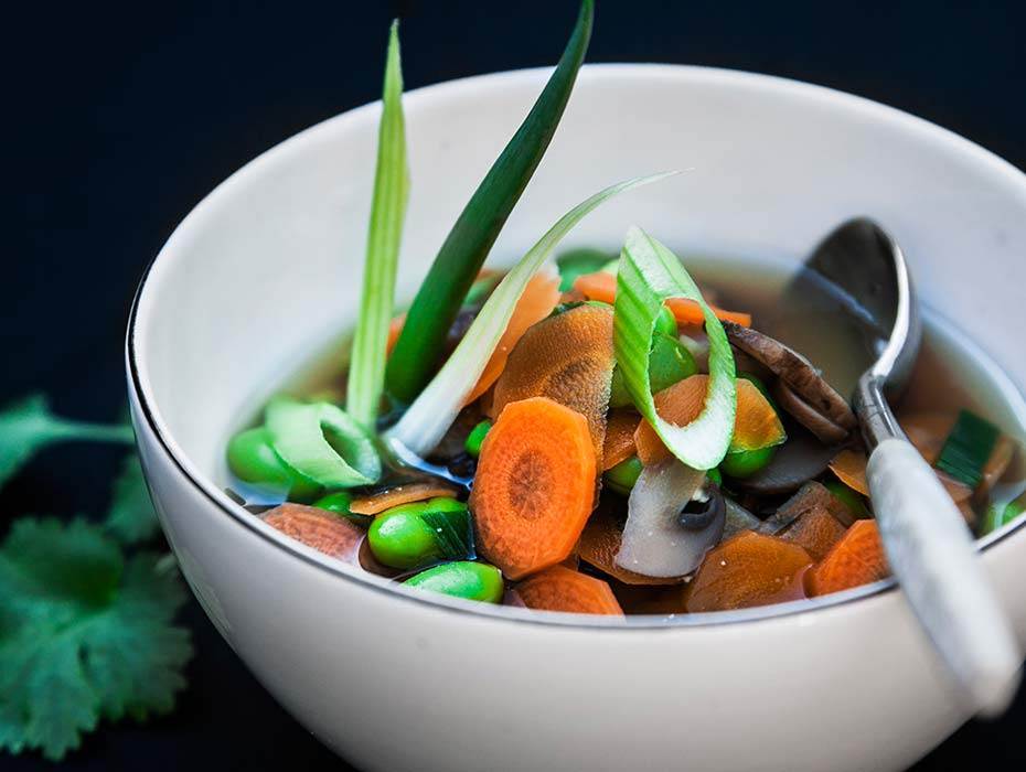 Misosoppa med grönsaker