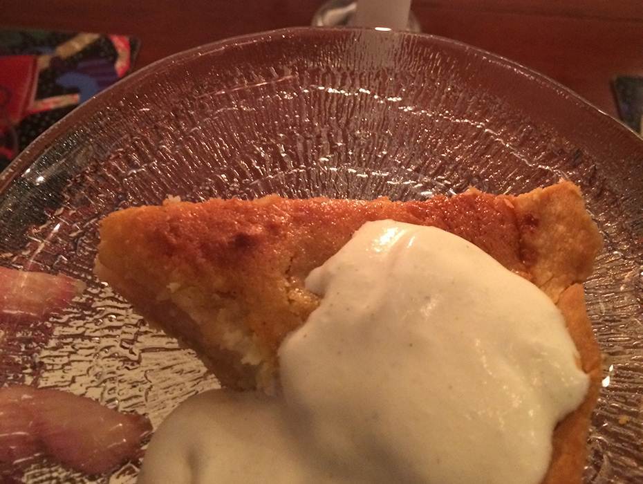 Päron- och mandeltarte