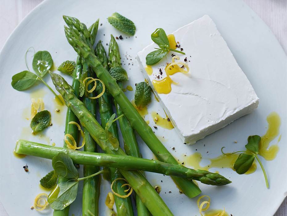 Philadelphia med citron och myntasparris