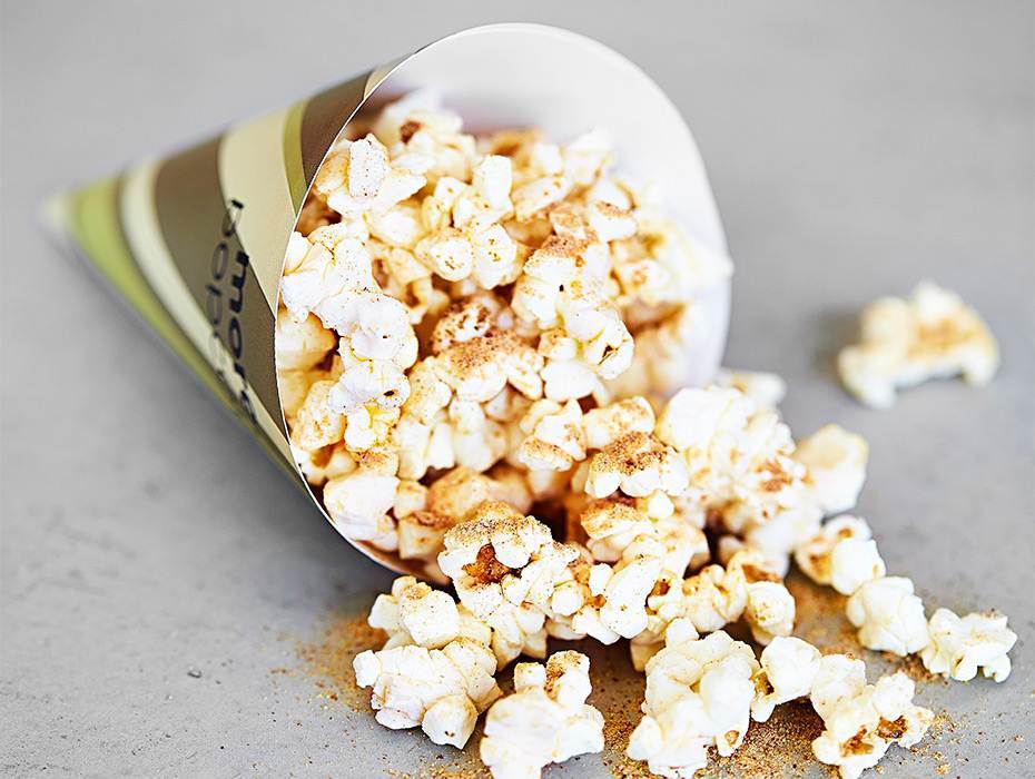 Kryddiga popcorn