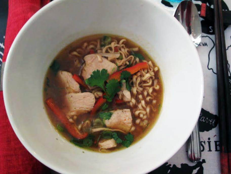 Trines snabba nudelsoppa