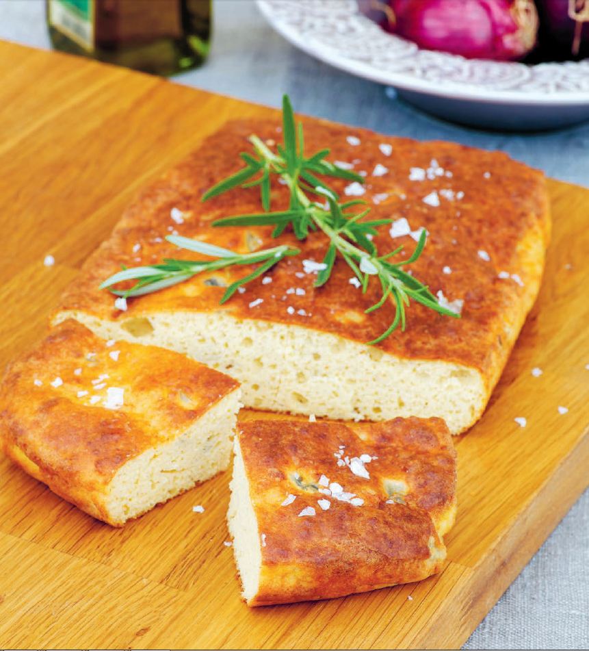 LCHF: Focaccia med parmesanost