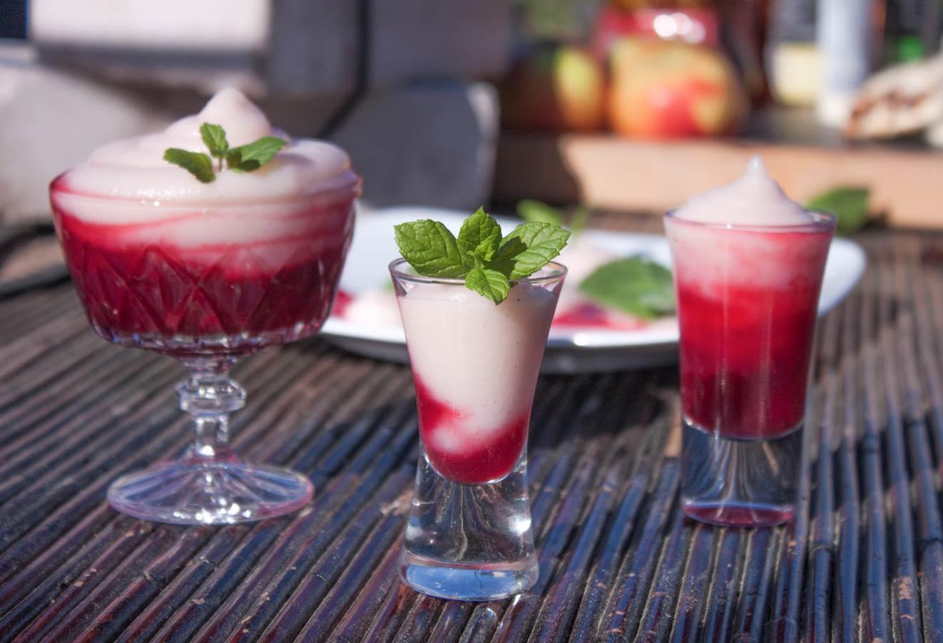 Rabarberdröm i glas