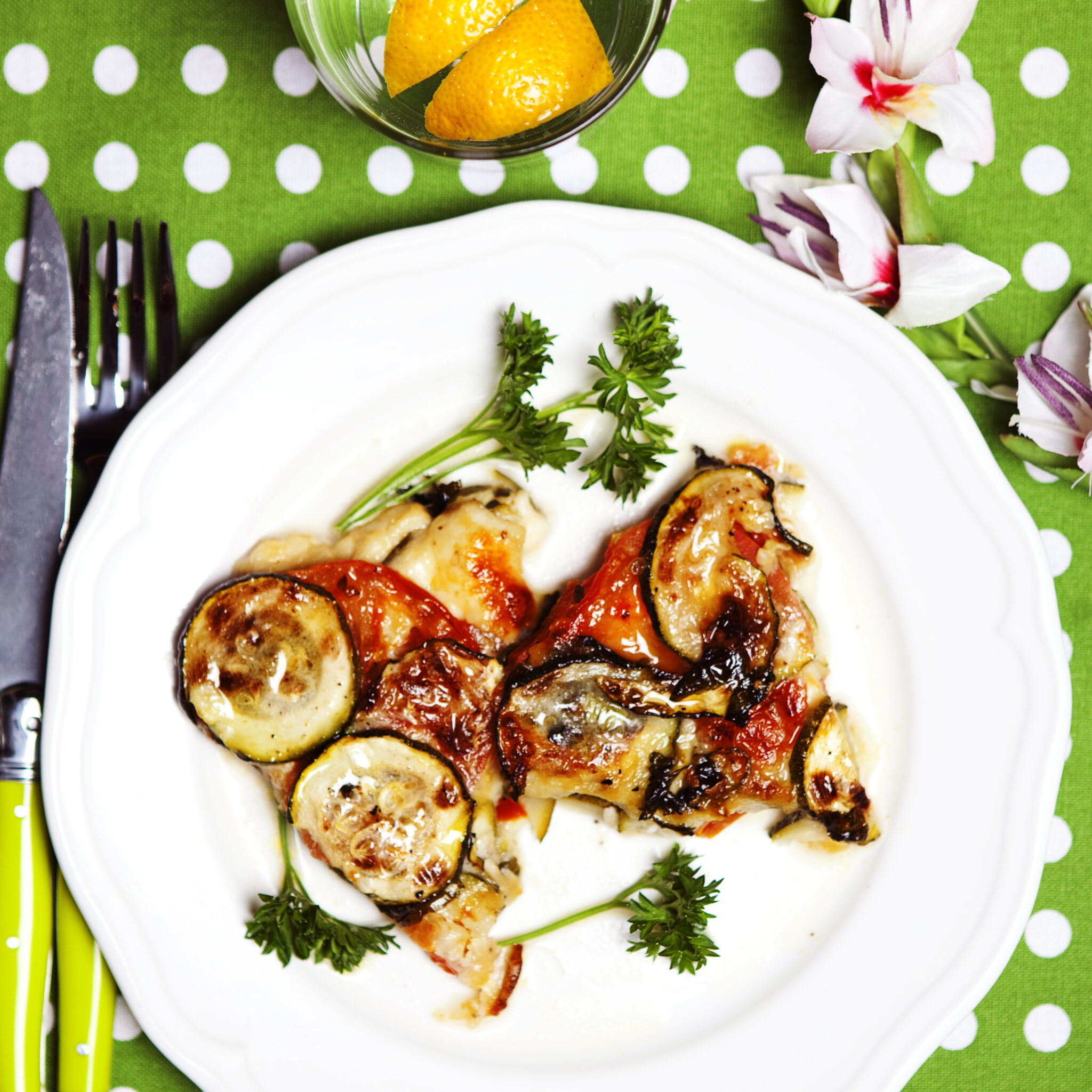 Italiensk mozzarellagratäng