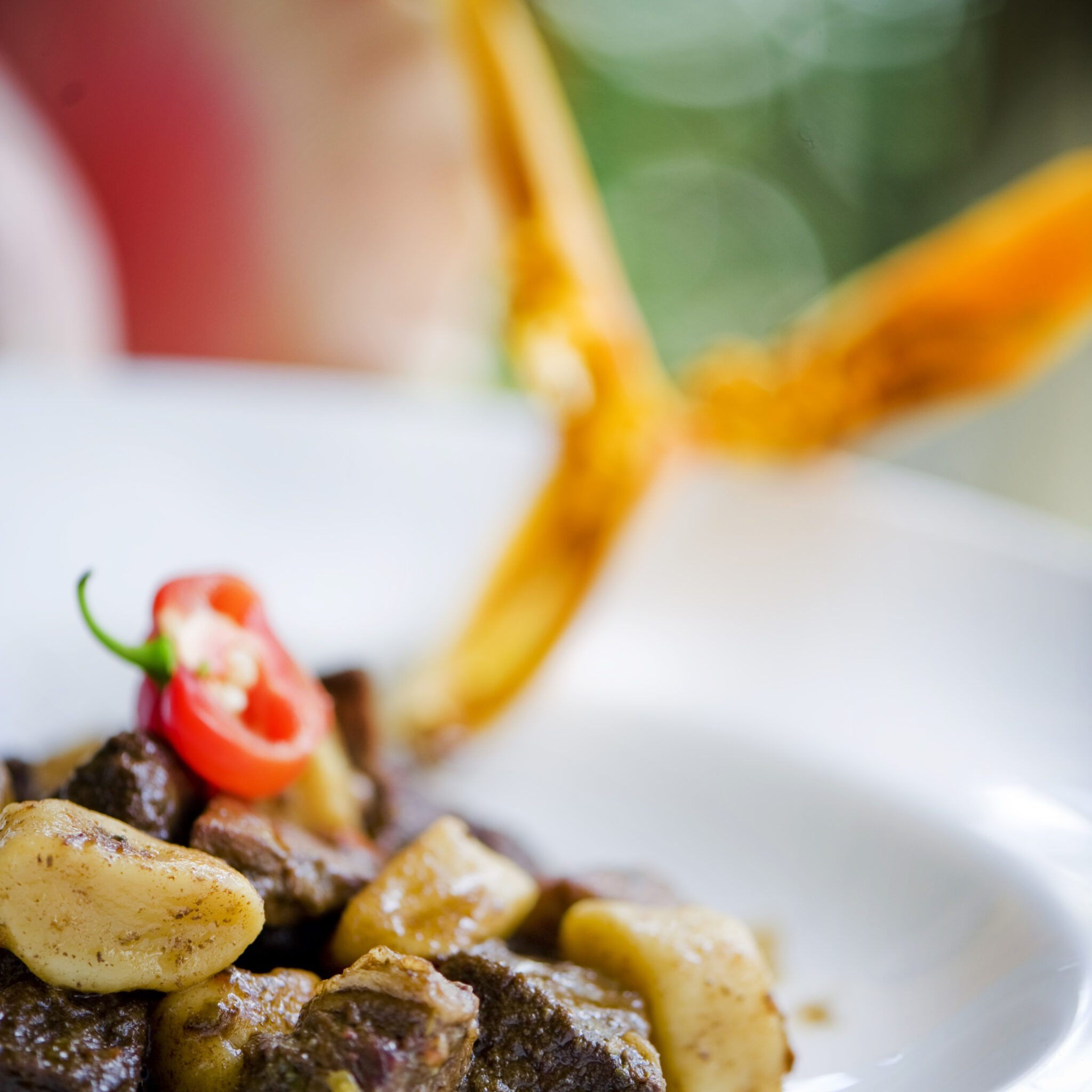 Pepper pot med dumplings