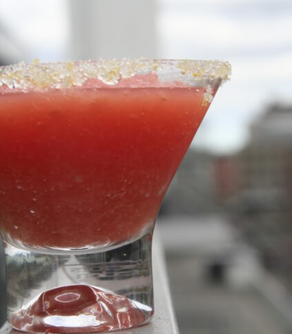Frozen watermelon margeritas