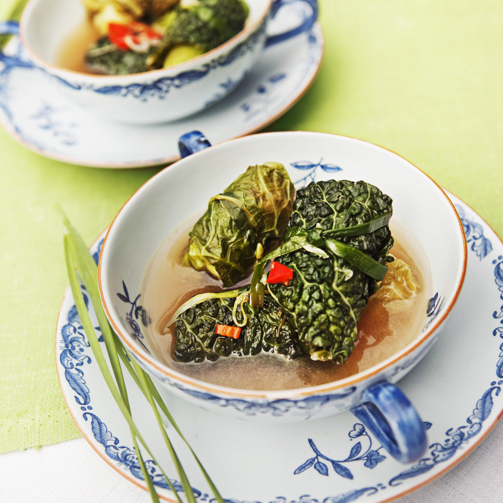 Soppa med kåldumplings