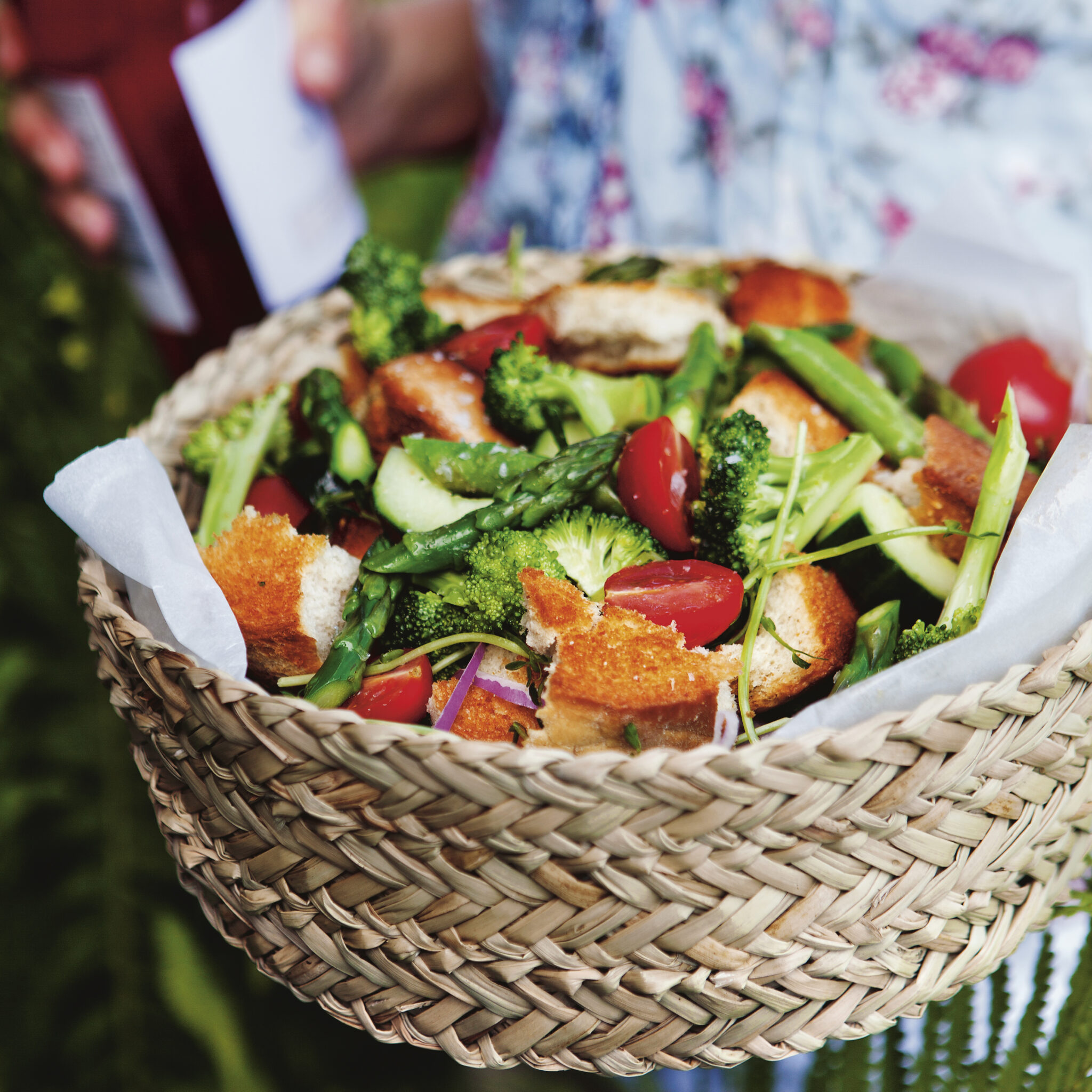 Brödsallad med sommarprimörer